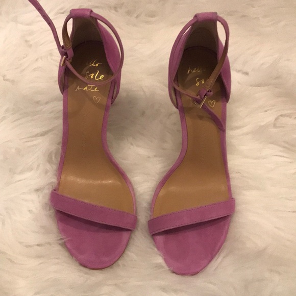 Banana Republic lilac suede sandals size 6 - Picture 2 of 6